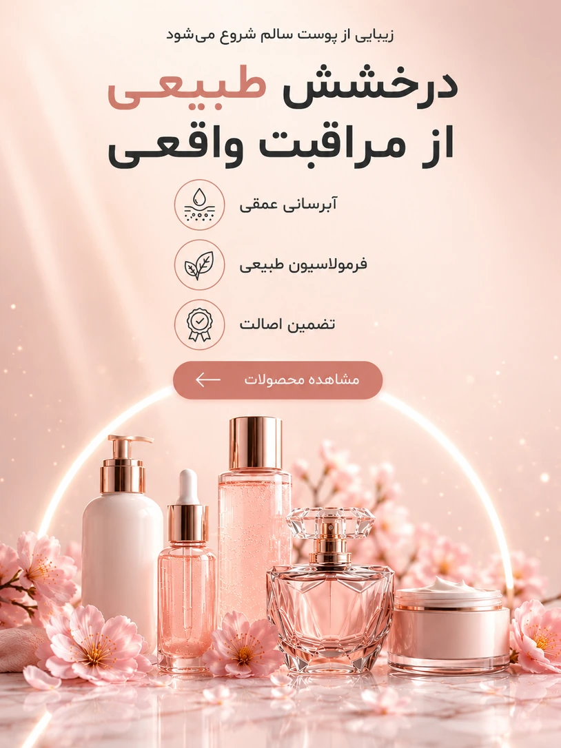 بنر دستهٔ زیبایی و سلامت